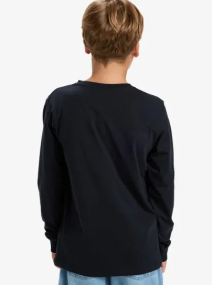 Quiksilver Ev Type Line - T-shirt manches longues pour Garçon 8-16 ans BLACK Sale