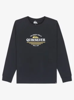 Quiksilver Ev Type Line - T-shirt manches longues pour Garçon 8-16 ans BLACK Sale