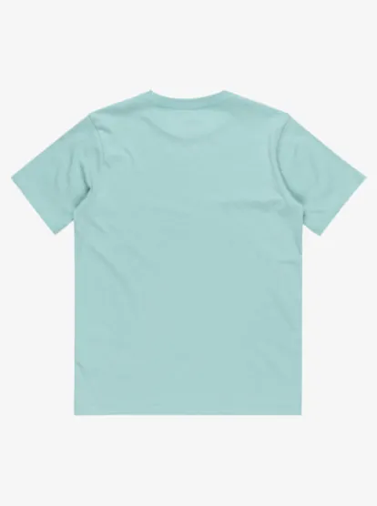 Quiksilver Ev Typed Out - T-shirt à manches courtes pour Garçon 8-16 AQUIFER Discount