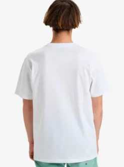 Quiksilver Evo Abstract Chaos - T-shirt manches courtes sérigraphié pour homme WHITE Sale