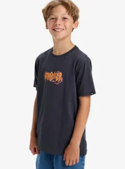 Quiksilver Evo Bloomsday - T-Shirt à manches courtes pour Garçon 8-16 ans INDIAINK Online