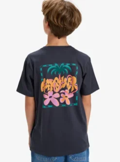 Quiksilver Evo Bloomsday - T-Shirt à manches courtes pour Garçon 8-16 ans INDIAINK Online