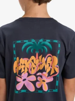 Quiksilver Evo Bloomsday - T-Shirt à manches courtes pour Garçon 8-16 ans INDIAINK Online