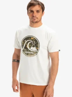Quiksilver Evo Bubble Wrapped - T-shirt à manches courtes pour Homme SNOWWHITE Best