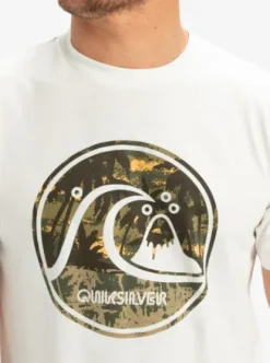 Quiksilver Evo Bubble Wrapped - T-shirt à manches courtes pour Homme SNOWWHITE Best