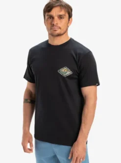 Quiksilver Evo Future Islands - T-shirt à manches courtes pour Homme BLACK Fashion