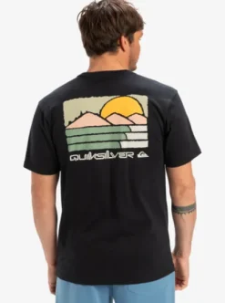 Quiksilver Evo Future Islands - T-shirt à manches courtes pour Homme BLACK Fashion