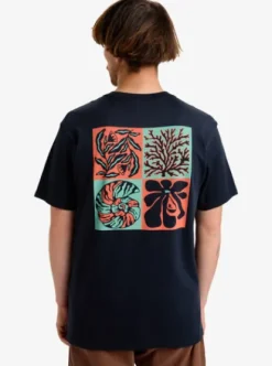 Quiksilver Evo Interconnected - T-shirt manches courtes sérigraphié pour homme BLACK Hot