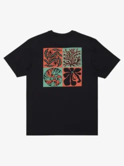 Quiksilver Evo Interconnected - T-shirt manches courtes sérigraphié pour homme BLACK Hot