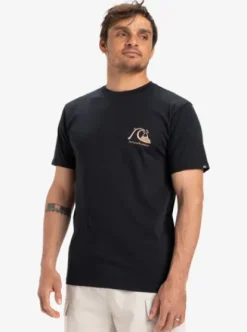 Quiksilver Evo Original - T-shirt à manches courtes pour Homme BLACK Fashion