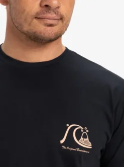 Quiksilver Evo Original - T-shirt à manches courtes pour Homme BLACK Fashion