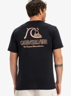 Quiksilver Evo Original - T-shirt à manches courtes pour Homme BLACK Fashion