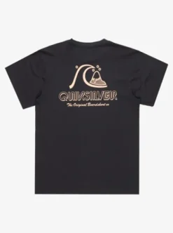Quiksilver Evo Original - T-shirt à manches courtes pour Homme BLACK Fashion