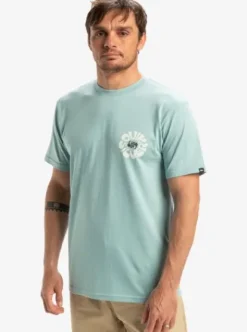 Quiksilver Evo Road - T-shirt à manches courtes pour Homme AQUIFER New