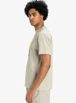 Quiksilver Feel The Outside - T-shirt à manches courtes pour Homme ABBEYSTONE Hot