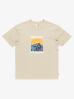 Quiksilver Feel The Outside - T-shirt à manches courtes pour Homme ABBEYSTONE Hot