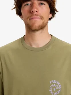 Quiksilver Freedom From The Chaos - T-shirt manches courtes sérigraphié pour Homme ALOE Fashion