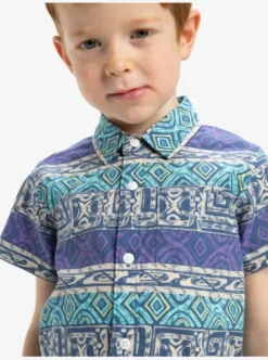 Quiksilver Global Heat - Chemise à manches courtes pour Garçons 2-7 ans AQUASKYGLOBALHEAT32X32 Fashion