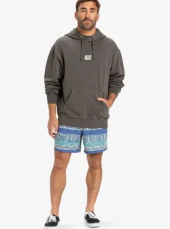 Quiksilver Global Heat - Sweat à capuche pour Homme DARKSHADOW Fashion