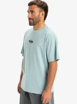 Quiksilver Global Heat - T-shirt à manches courtes pour Homme AQUASKY Hot
