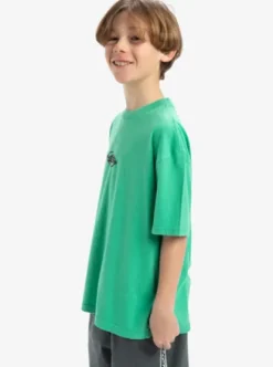 Quiksilver Global Heat - T-shirt à manches courtes pour Garçon 8-16 GREENSPRUCE Hot