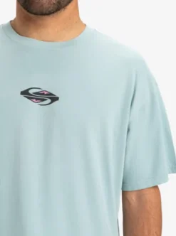 Quiksilver Global Heat - T-shirt à manches courtes pour Homme AQUASKY Hot
