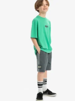 Quiksilver Global Heat - T-shirt à manches courtes pour Garçon 8-16 GREENSPRUCE Hot
