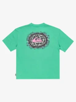 Quiksilver Global Heat - T-shirt à manches courtes pour Garçon 8-16 GREENSPRUCE Hot