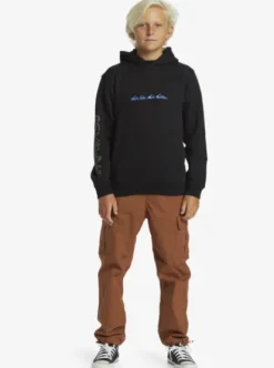 Quiksilver Graphic - Sweat à capuche pour Garçon 8-16 ans BLACK Fashion