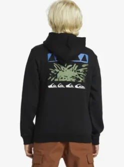 Quiksilver Graphic - Sweat à capuche pour Garçon 8-16 ans BLACK Fashion