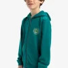 Quiksilver Graphic - Sweat à capuche zippé pour Garçon 8-16 TEALGREEN Sale