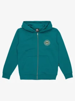 Quiksilver Graphic - Sweat à capuche zippé pour Garçon 8-16 TEALGREEN Sale