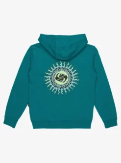 Quiksilver Graphic - Sweat à capuche zippé pour Garçon 8-16 TEALGREEN Sale