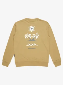 Quiksilver Graphic - Sweat à col rond pour Homme ALOE Clearance