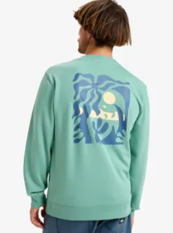 Quiksilver Graphic Mix - Haut col rond pour Homme MALACHITEGREEN Best