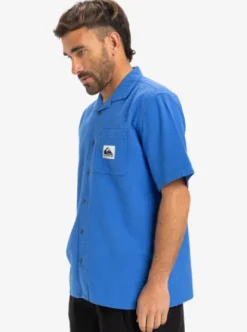 Quiksilver Heartbeat - Chemise à manches courtes pour Homme NEBULASBLUE Outlet