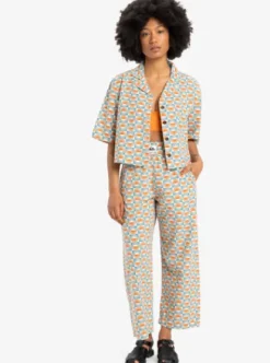 Quiksilver Honolulu - Pantalon à taille élastique pour Femme BRITTANYBLUEFLOREVER Best