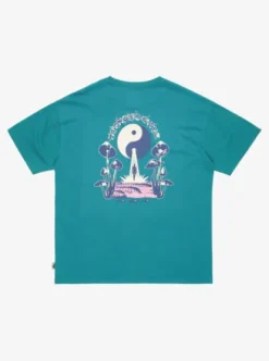 Quiksilver Hypnotic Wave - T-shirt à manches courtes pour Homme TEALGREEN Clearance