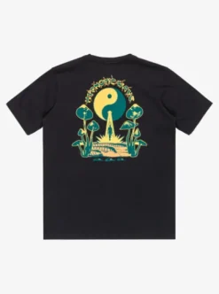 Quiksilver Hypnotic Wave - T-shirt à manches courtes pour Garçon 8-16 BLACK Clearance