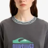 Quiksilver Indie - Robe t-shirt midi pour Femme DARKSHADOW Clearance