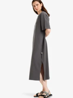 Quiksilver Indie - Robe t-shirt midi pour Femme DARKSHADOW Clearance