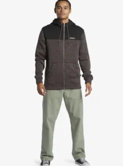 Quiksilver Keller Block - Sweat à capuche zippé pour Homme CANTEENHEATHER Best