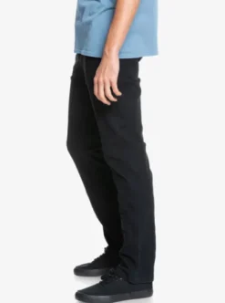 Quiksilver Krandy- Pantalon straight pour Homme BLACK Clearance