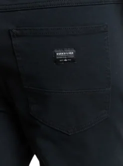 Quiksilver Krandy- Pantalon straight pour Homme BLACK Clearance