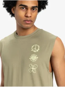 Quiksilver Lap Time - Débardeur pour Homme ALOE Clearance