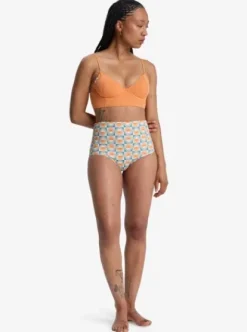 Quiksilver Melly - Haut de bikini couvrance moyenne pour Femme CORALGOLD Discount