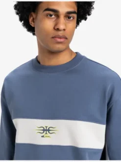 Quiksilver Mercury Devil - Sweat à col rond pour Homme VINTAGEINDIGO Sale