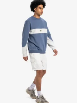 Quiksilver Mercury Devil - Sweat à col rond pour Homme VINTAGEINDIGO Sale