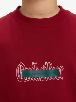 Quiksilver Mercury Double Up - T-Shirt à manches courtes pour Garçon 8-16 ans BIKINGRED Best