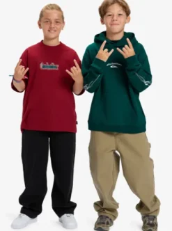 Quiksilver Mercury Double Up - T-Shirt à manches courtes pour Garçon 8-16 ans BIKINGRED Best